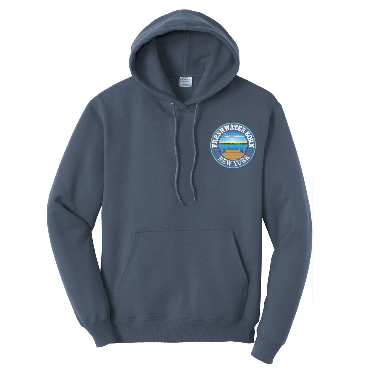 New York Freshwater Born Men's "All For Rum and Rum For All" Cotton Hoodie
