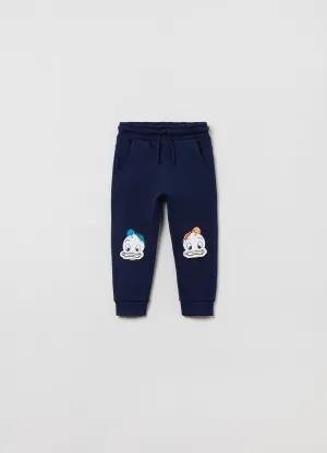 OVS Kids Boy Disney Baby Huey, Dewey, And Louie Plush Joggers