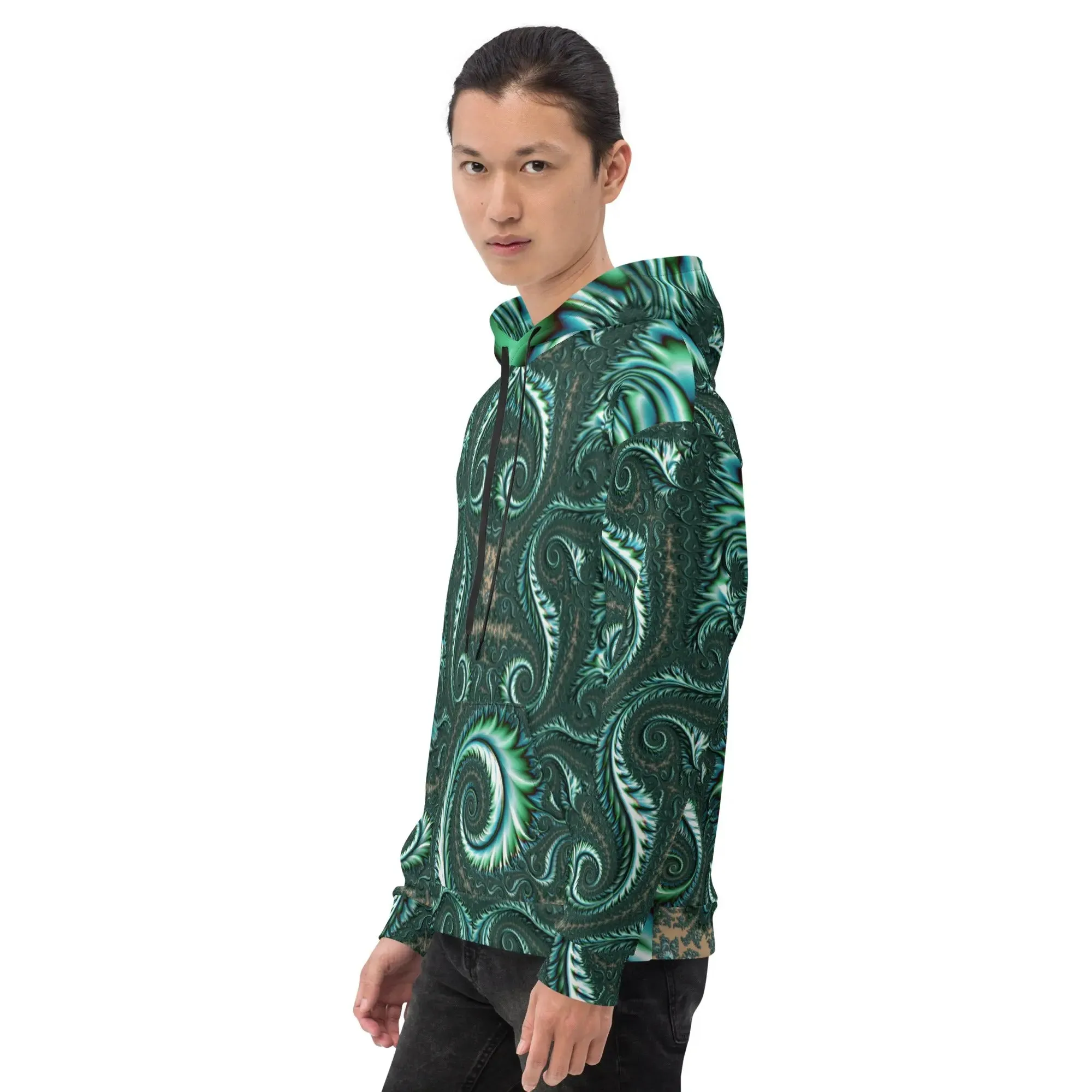 "Fractal Fern" Collection - Unisex Hoodie