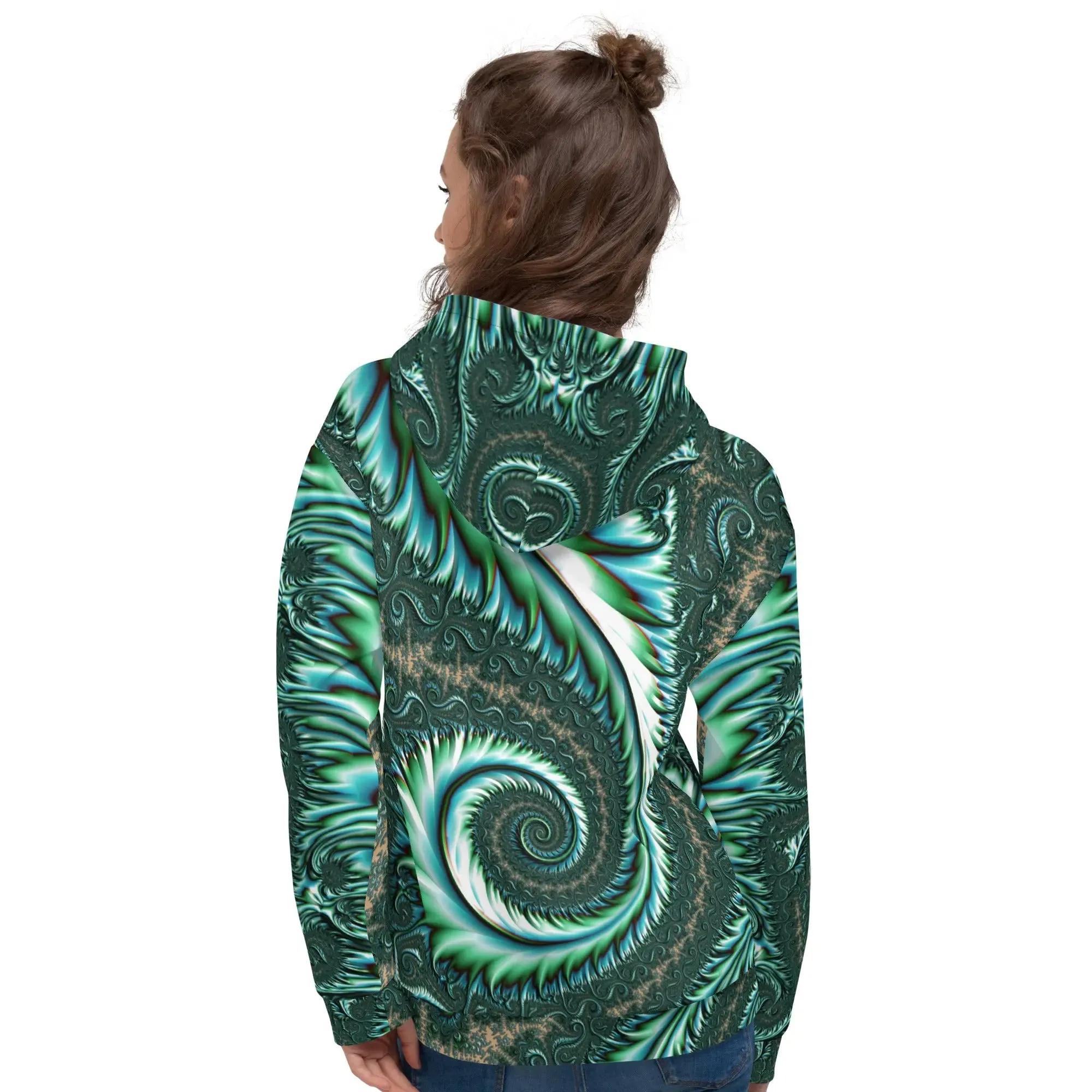 "Fractal Fern" Collection - Unisex Hoodie