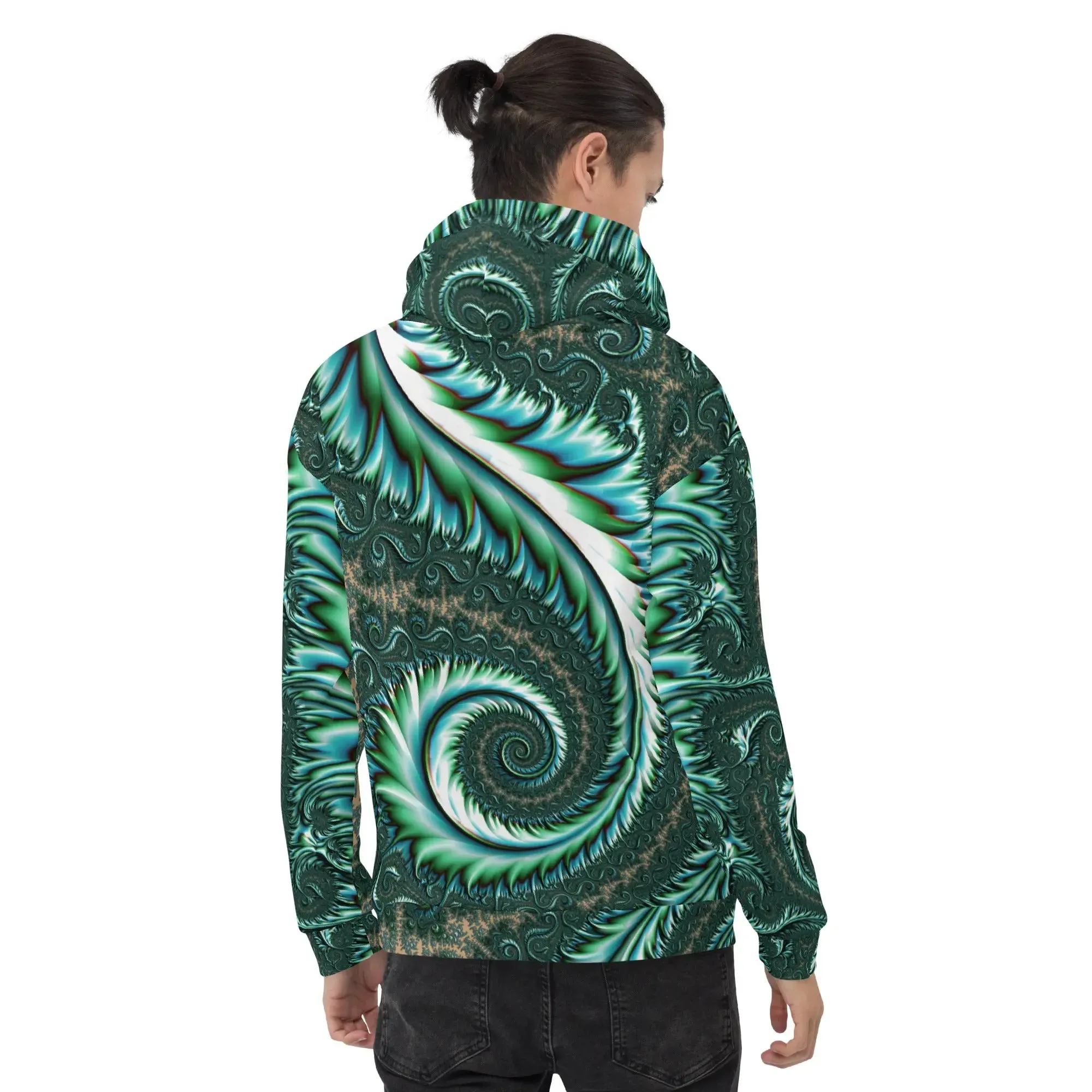 "Fractal Fern" Collection - Unisex Hoodie