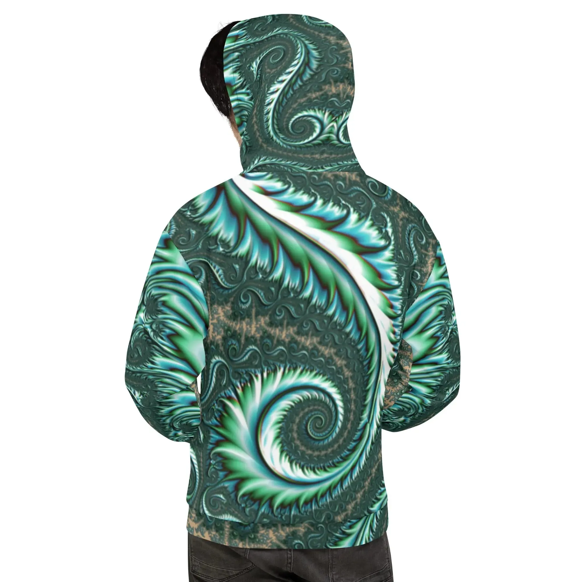 "Fractal Fern" Collection - Unisex Hoodie
