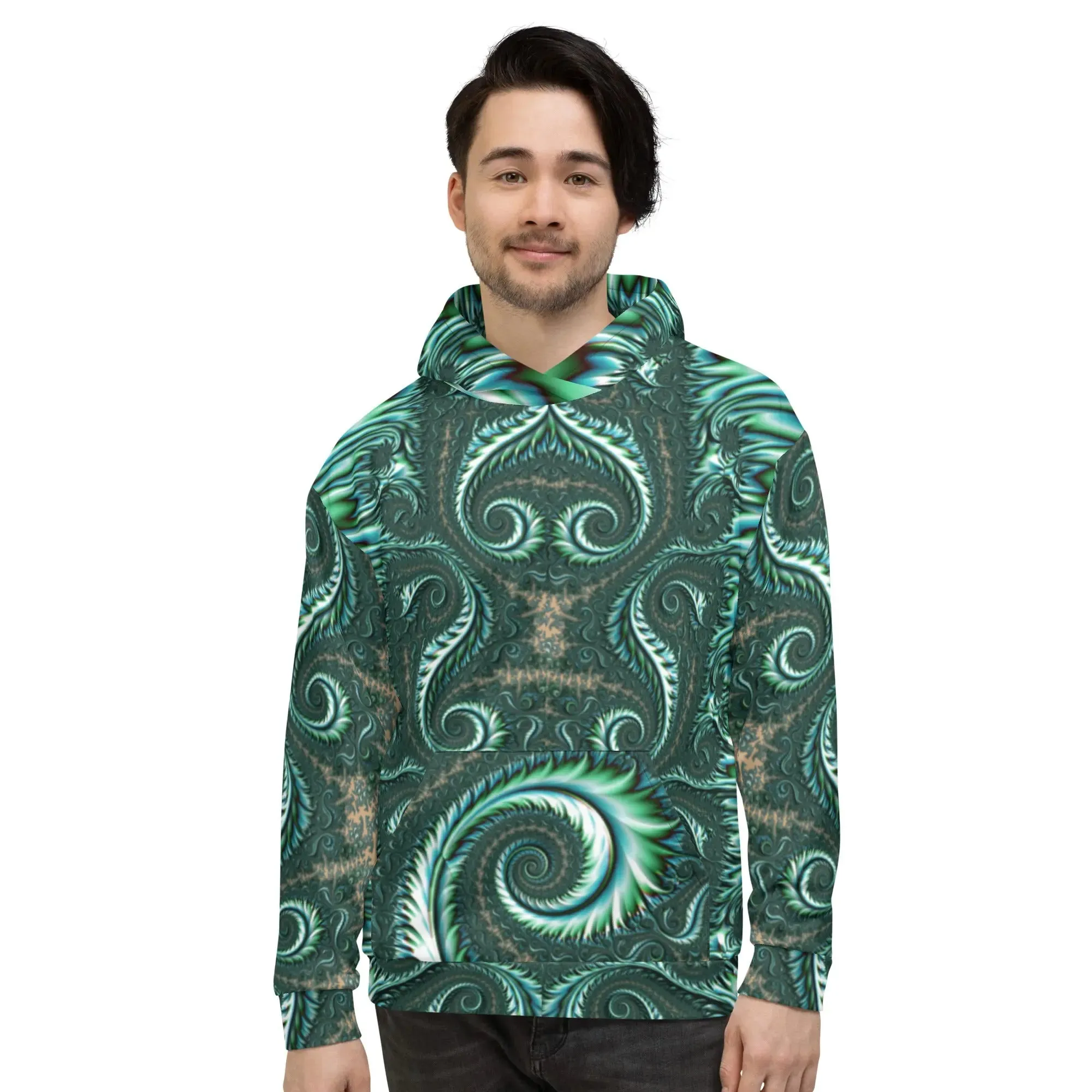 "Fractal Fern" Collection - Unisex Hoodie