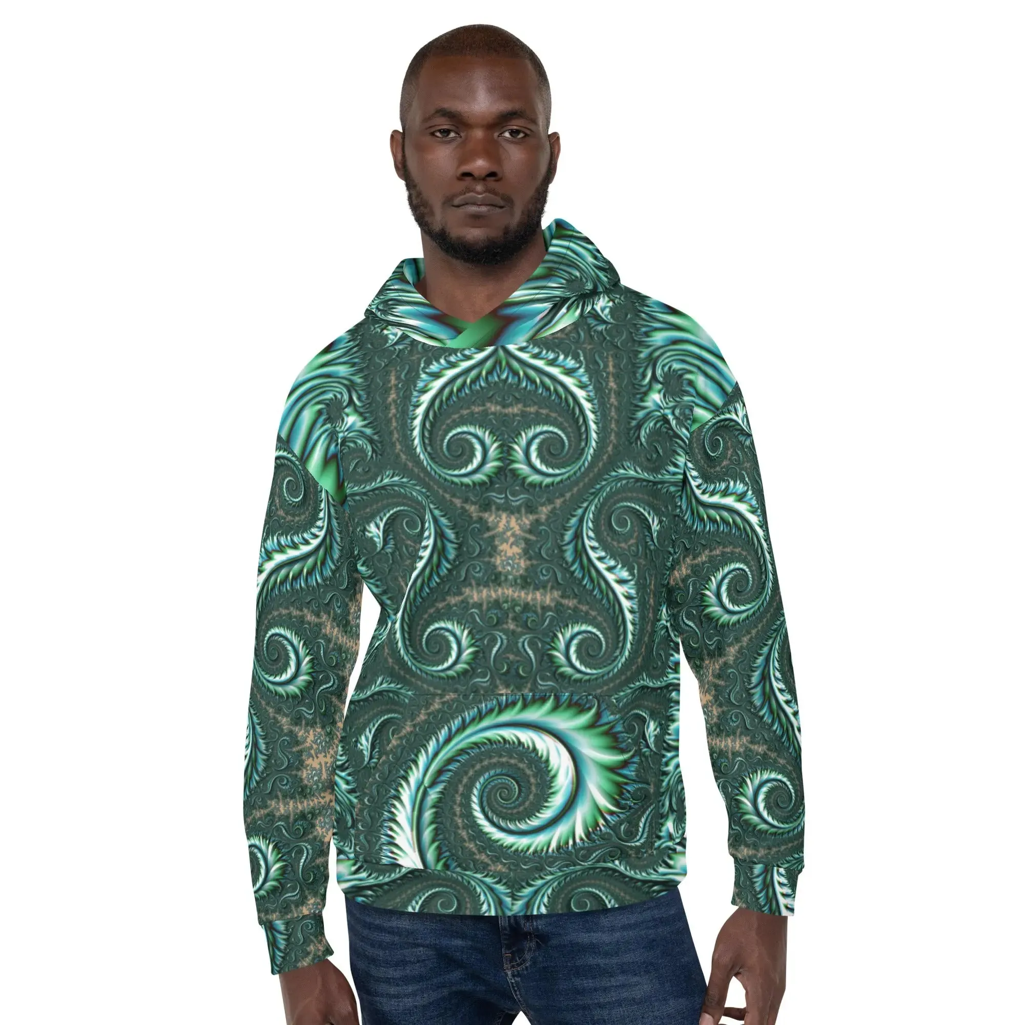 "Fractal Fern" Collection - Unisex Hoodie