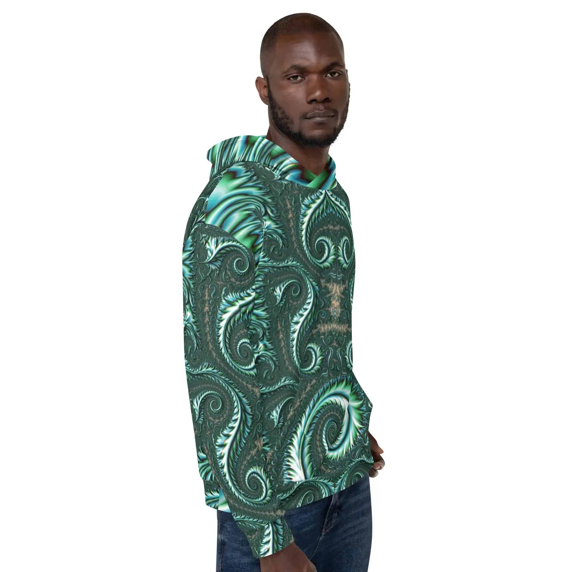 "Fractal Fern" Collection - Unisex Hoodie