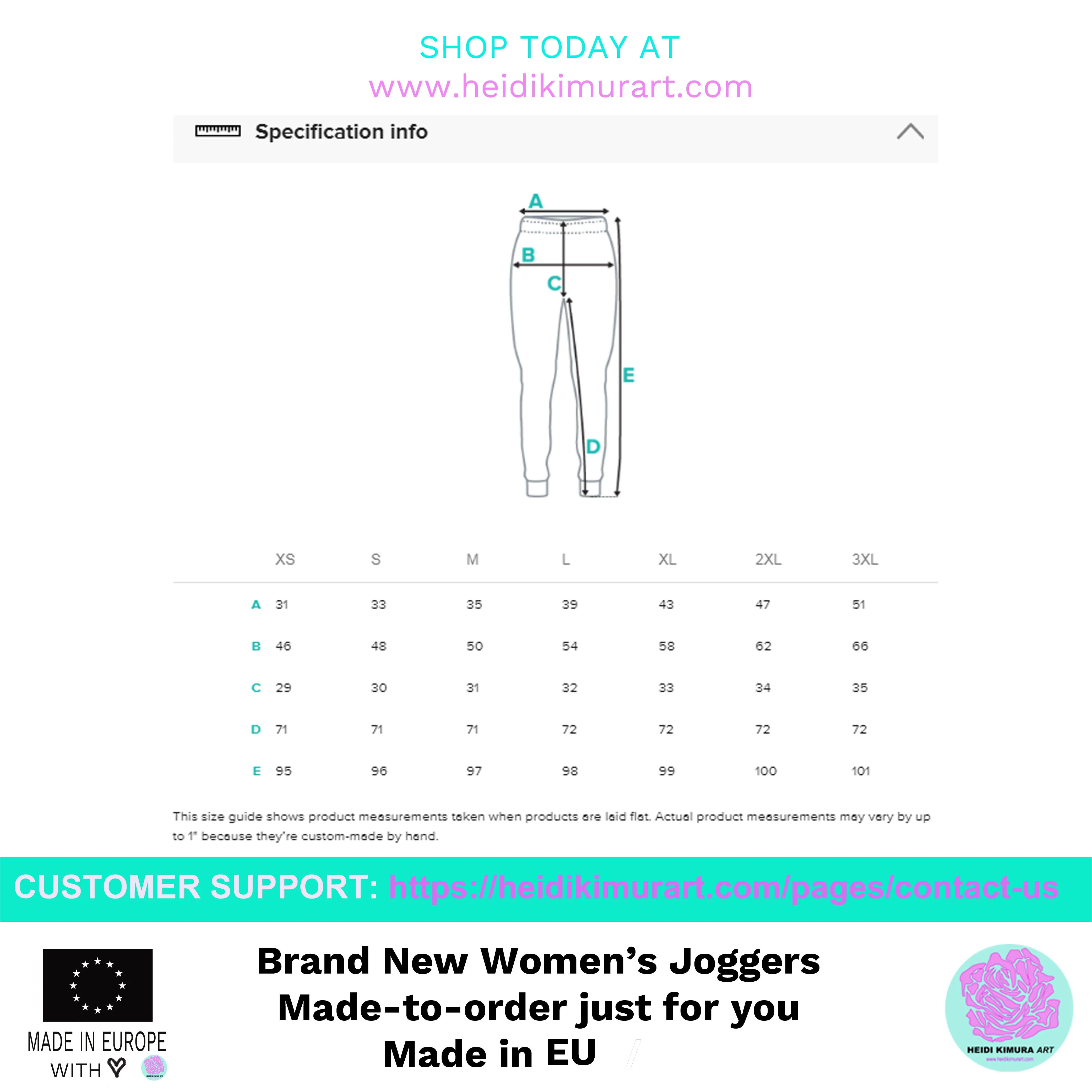 Rainbow Women's Joggers, Ombre Print Slim Fit Luxury Ladies' Cozy Sweatpants-Made in EU