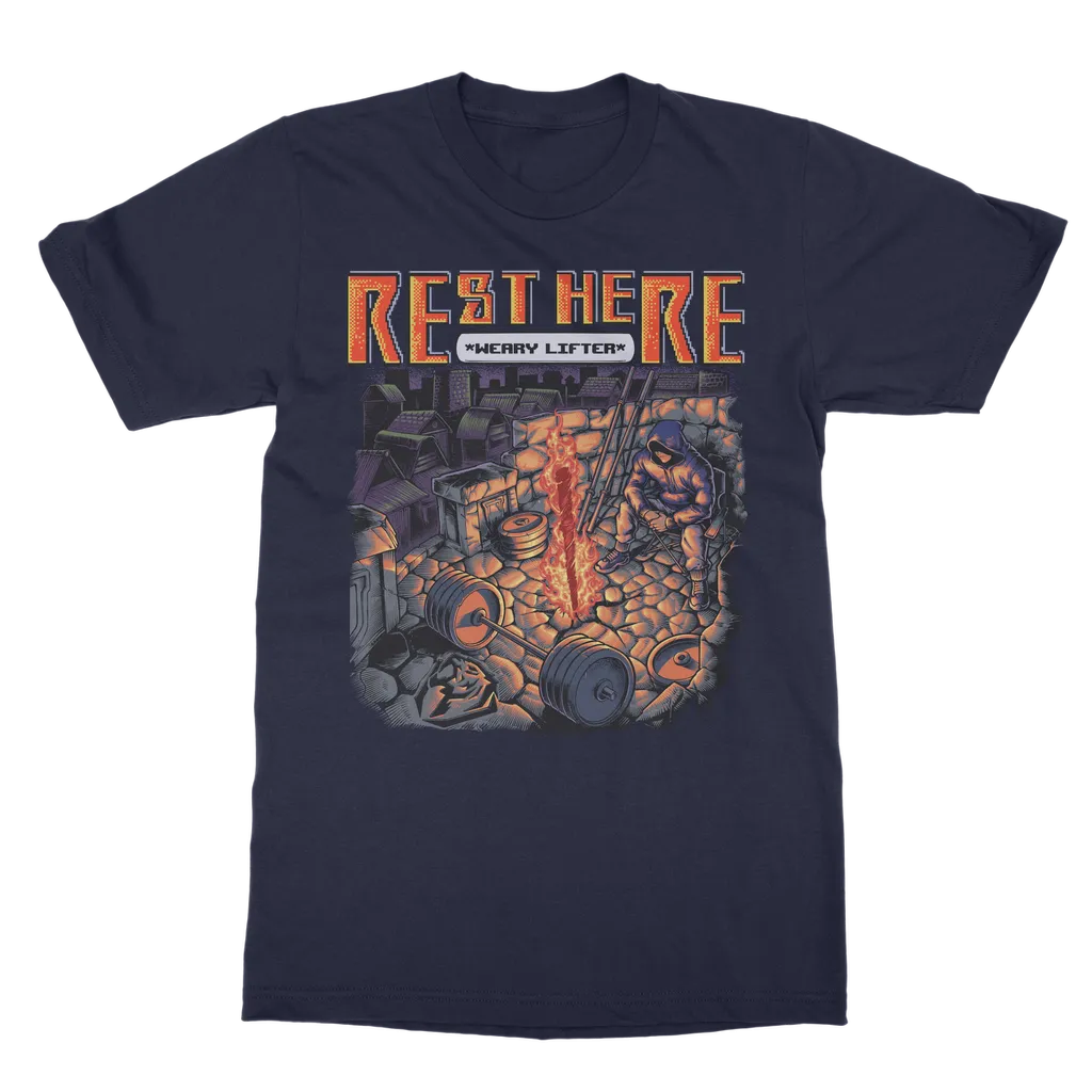 Rest Here Weary Lifter T-shirt (UK)