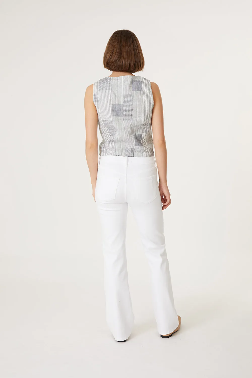 Rony Bell Bootcut by Level 99 in White