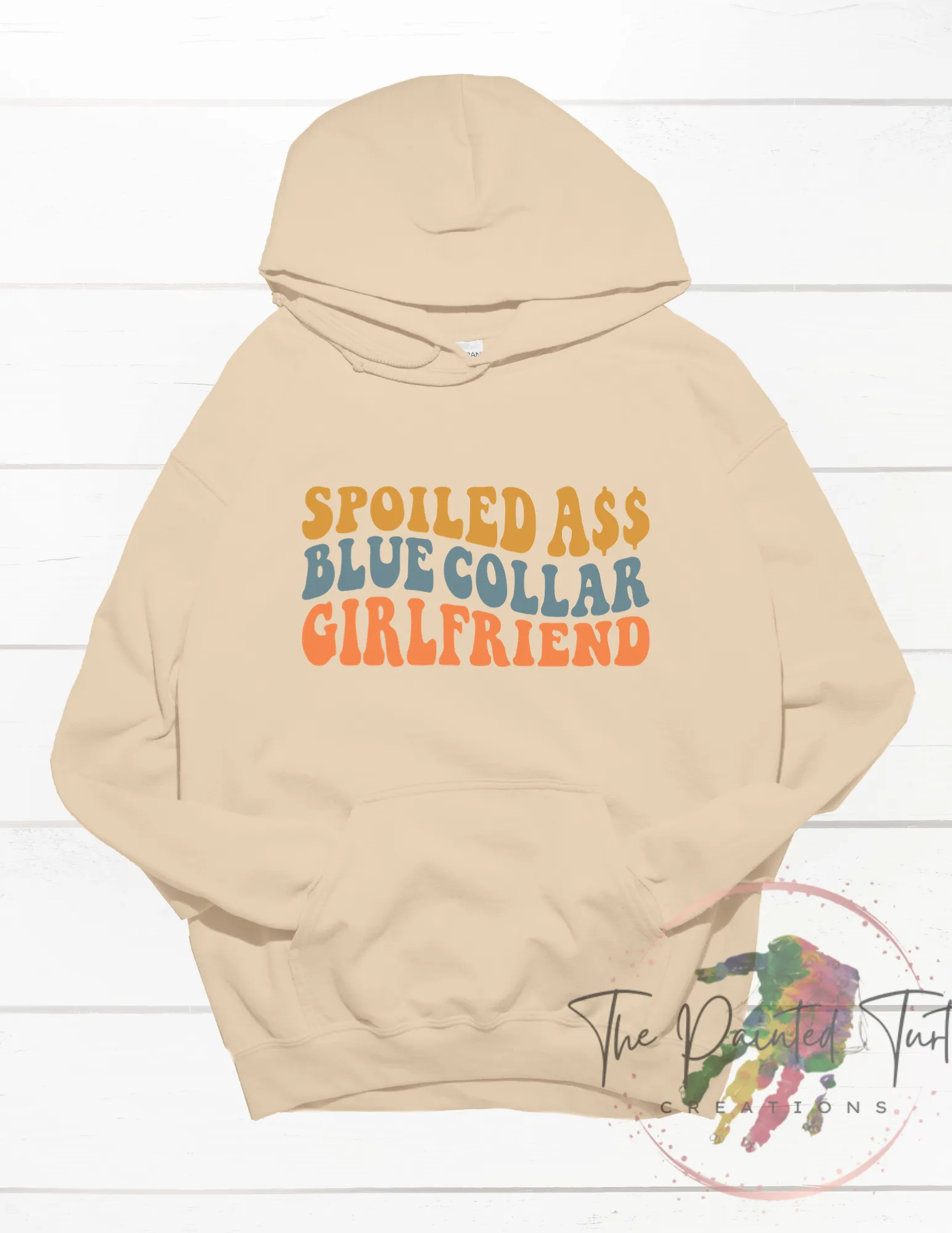 Spoiled Ass Blue Collar Girlfriend - Girlfriend Gift - Sweatshirt - Sublimation Hoodie