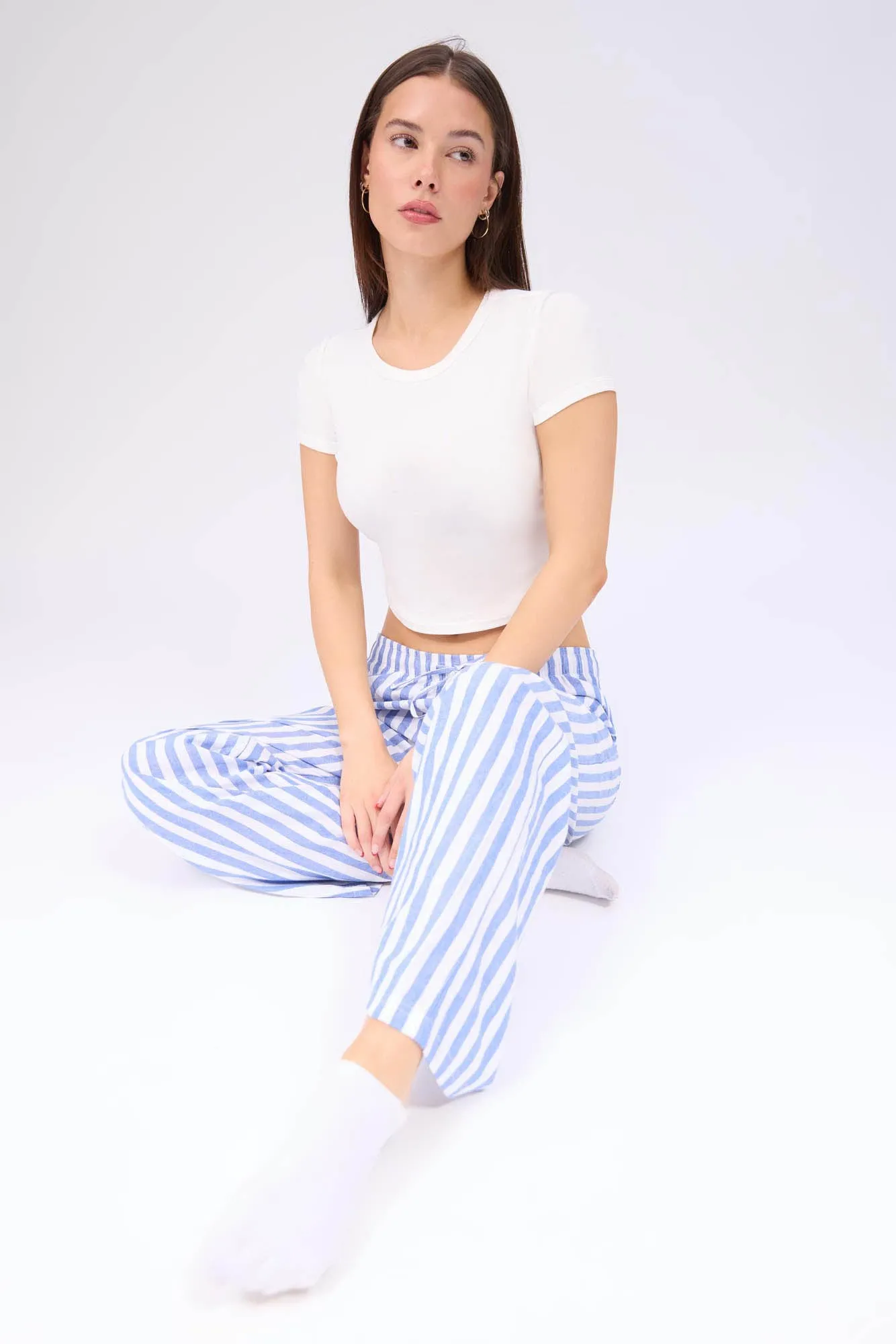 Straight Leg Pajama Pants