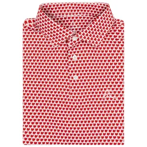 The Ohio | Performance Polo | The Ohio - Scarlet Red/White