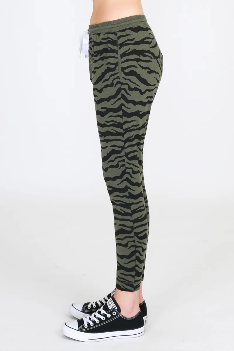 Third Story - Zebra Jogger Khaki