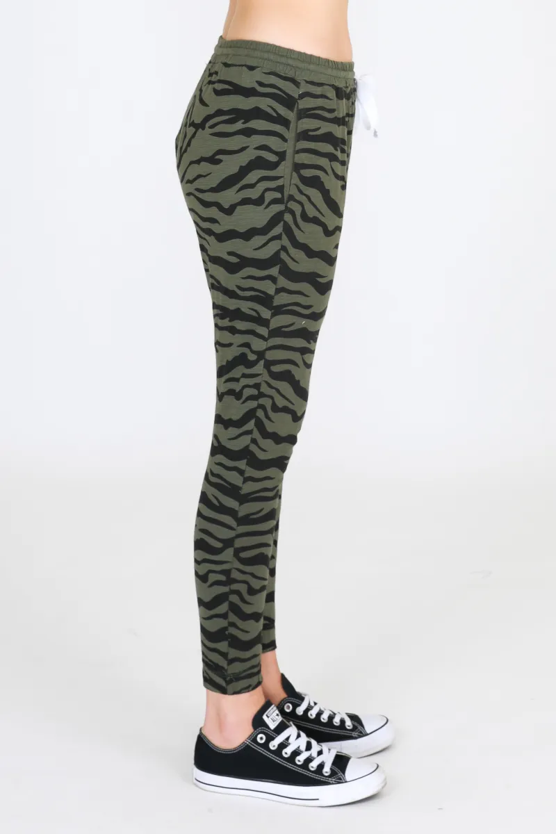 Third Story - Zebra Jogger Khaki