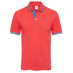 Timberland Logo Mens Red Polo Shirt