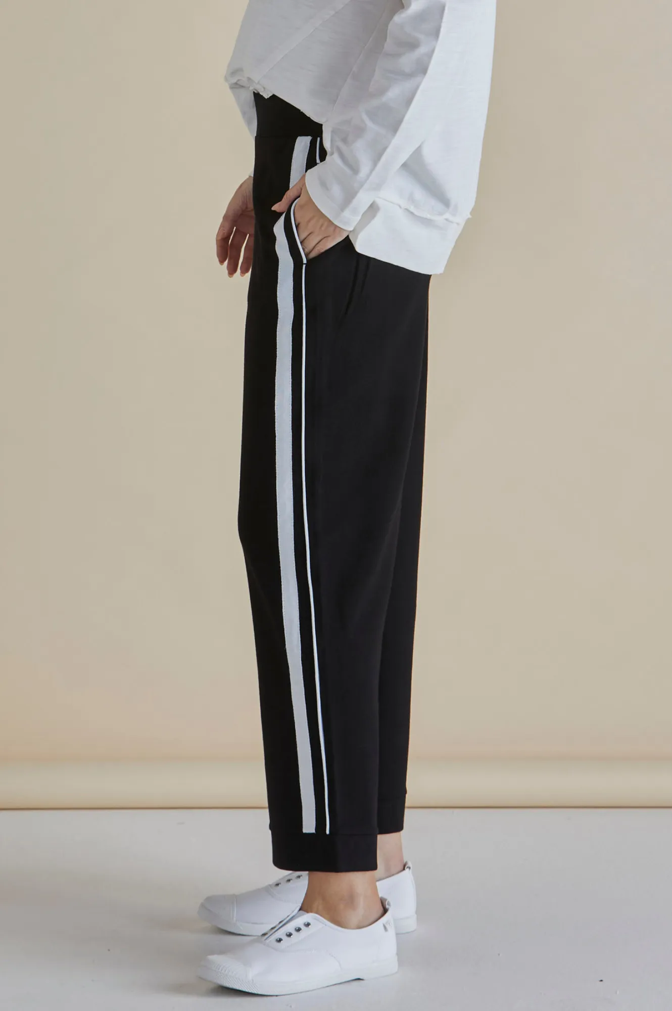 Tre's Bien Ponte Jogger - Black