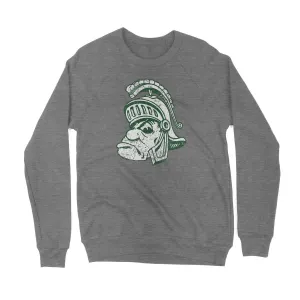 Vintage Michigan State Crewneck Sweatshirt with Gruff Sparty Print