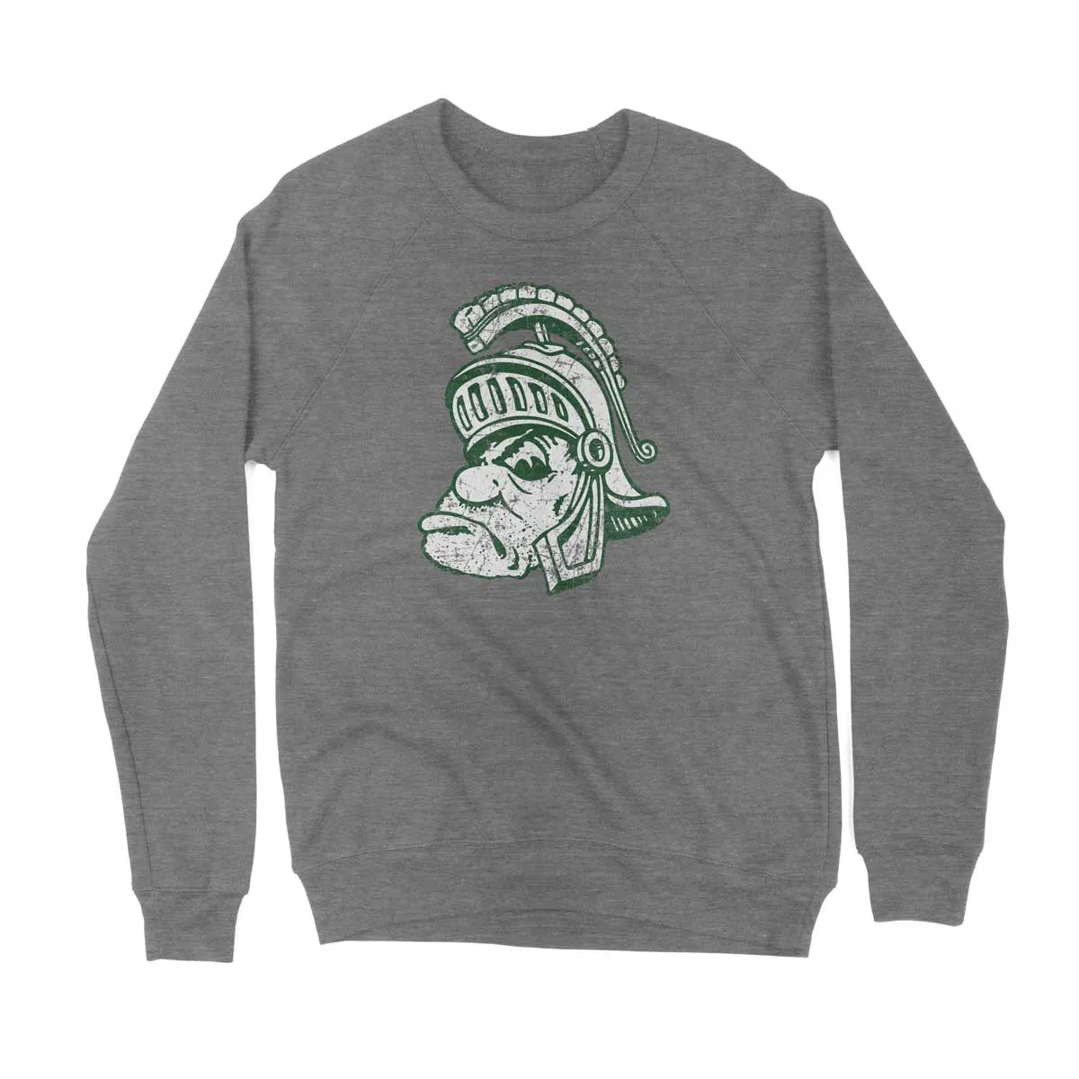 Vintage Michigan State Crewneck Sweatshirt with Gruff Sparty Print