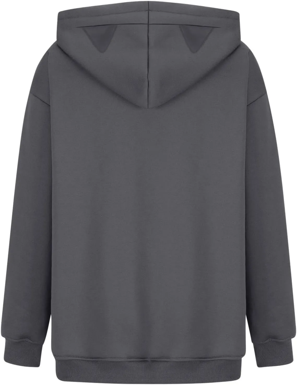 Womens Hoodies Cute Cat Ear Hoodie Sweatshirt Oversized Long Sleeve Pullover Tops Fleece Soft Pullover Sweater