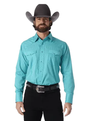Wrangler Men's Sport Western Long Sleeve Shirt