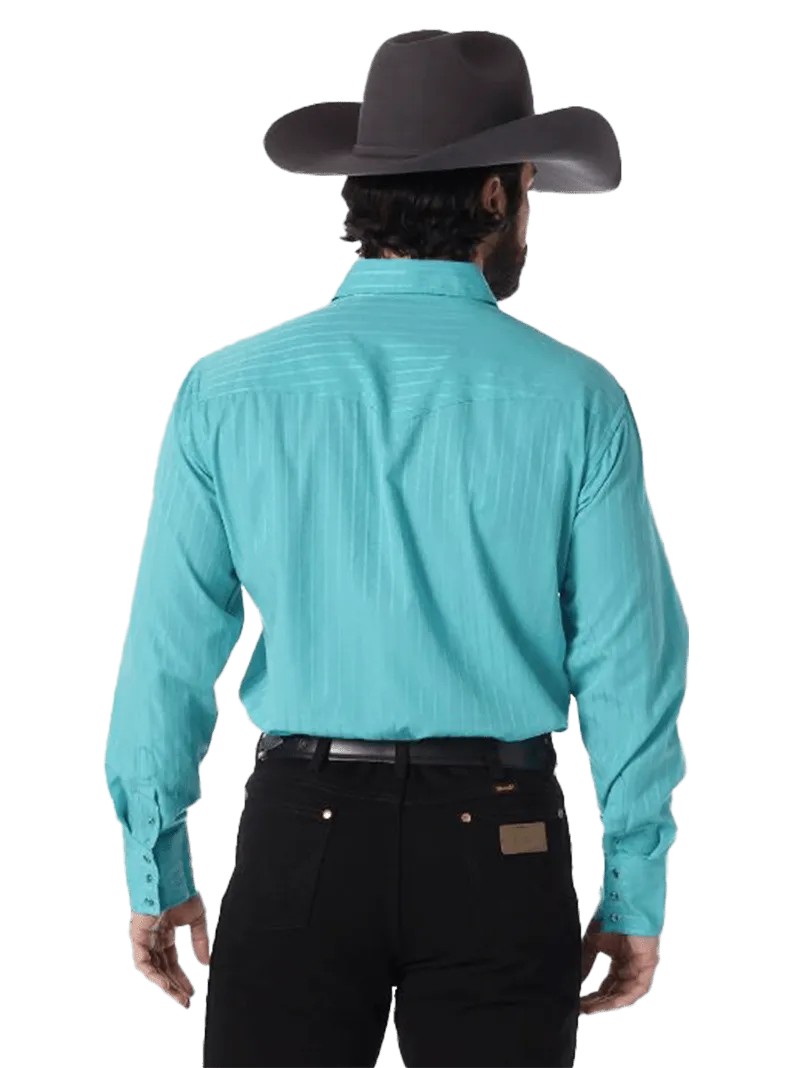 Wrangler Men's Sport Western Long Sleeve Shirt