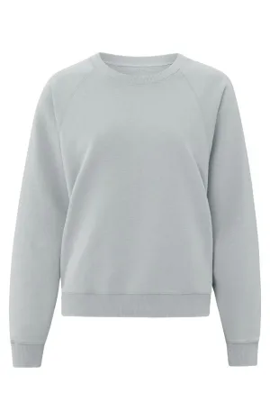 YAYA - Trui Raglan Sweater Harbor Mist Grey