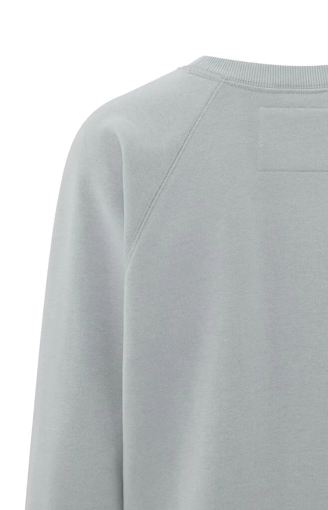 YAYA - Trui Raglan Sweater Harbor Mist Grey