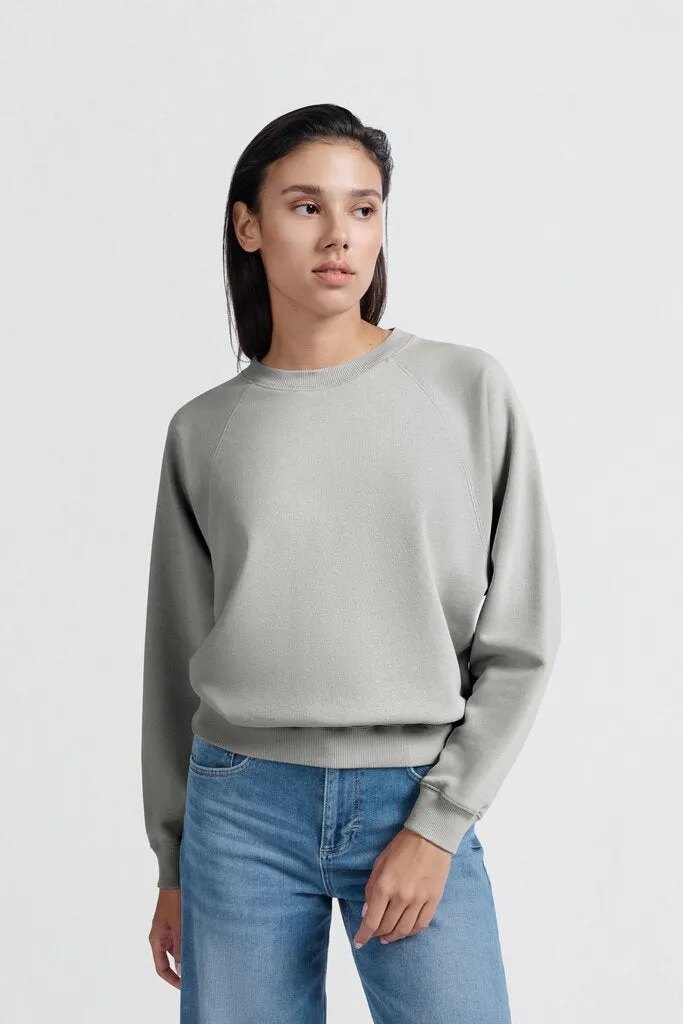 YAYA - Trui Raglan Sweater Harbor Mist Grey